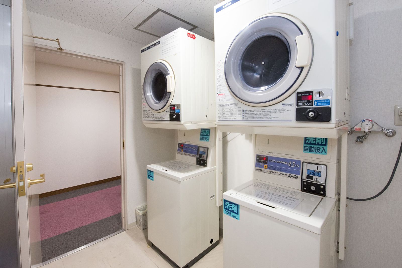 学生寮向けコインランドリー洗濯機＆乾燥機レンタル＠四国 - 業務用洗濯機・乾燥機のレンタル｜業務用レンタル洗濯機推進ネットワーク